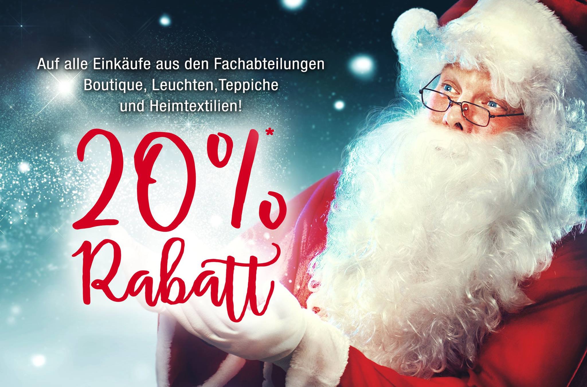 Vor Dem Weihnachtsmann Kommt Der Einrichtungshaus Ostermann