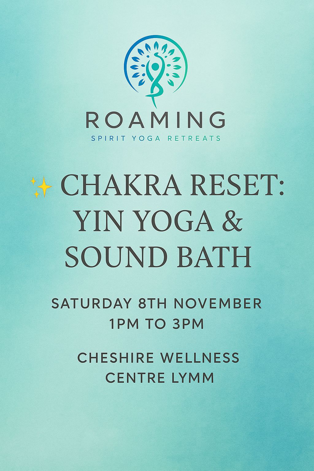 Chakra Reset: Yin Yoga & Sound Bath