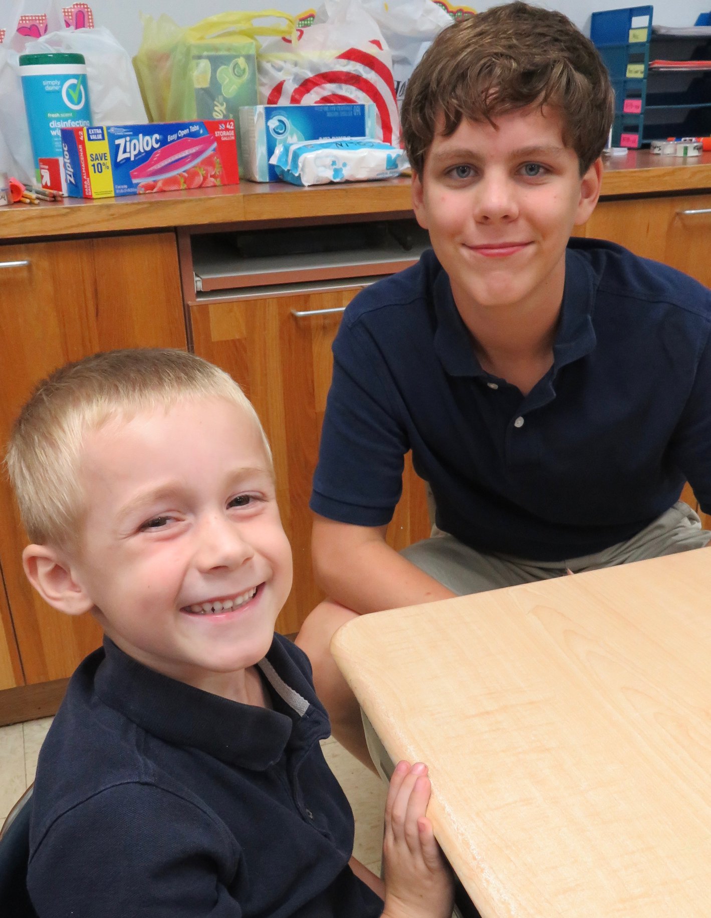 Our 8th graders and their prayer pals... - Holy Cross School