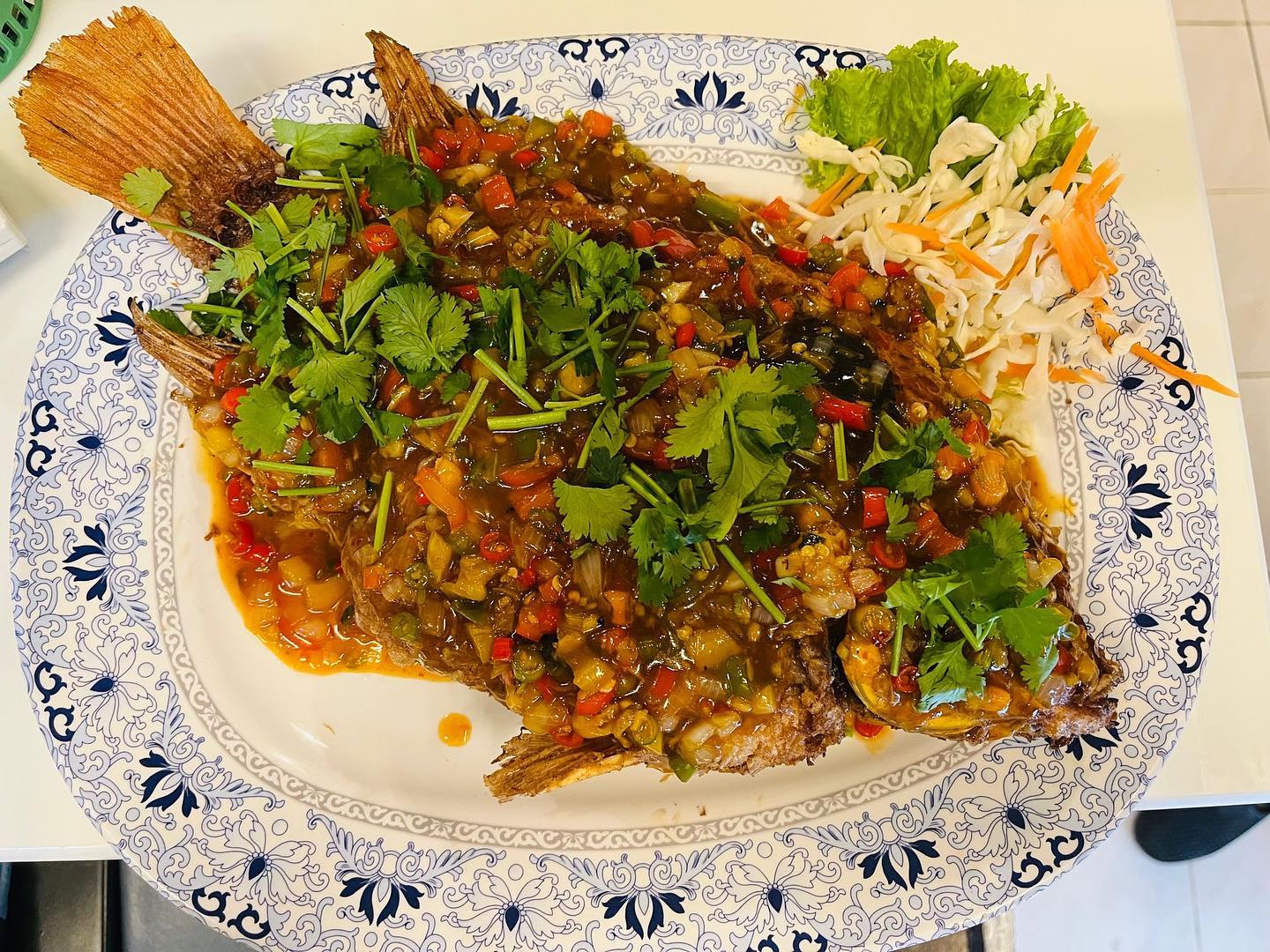 Yumm!! Deep Fried Fish... - SIAM Phuket - Seafood Restaurant