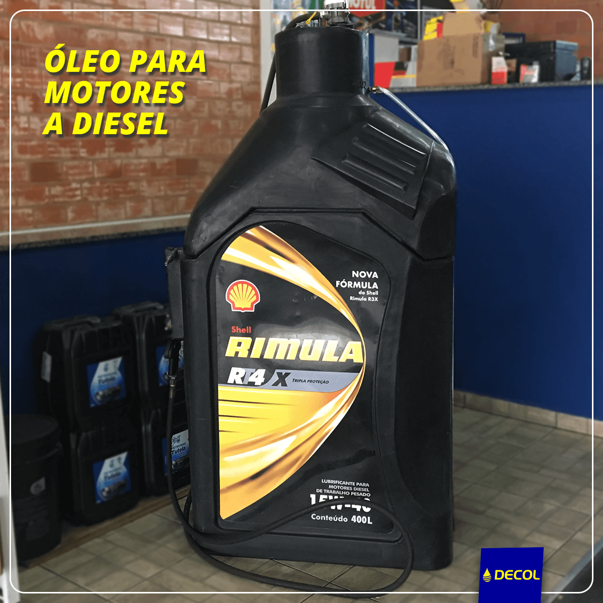 Óleo para motores a DIESEL 🚛 SHELL... - DECOL Lubrificantes | Facebook