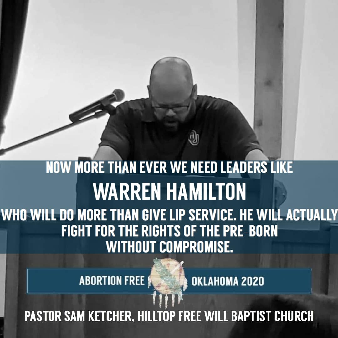 Thank you Pastor... - Re-Elect State Senator Warren Hamilton | Facebook