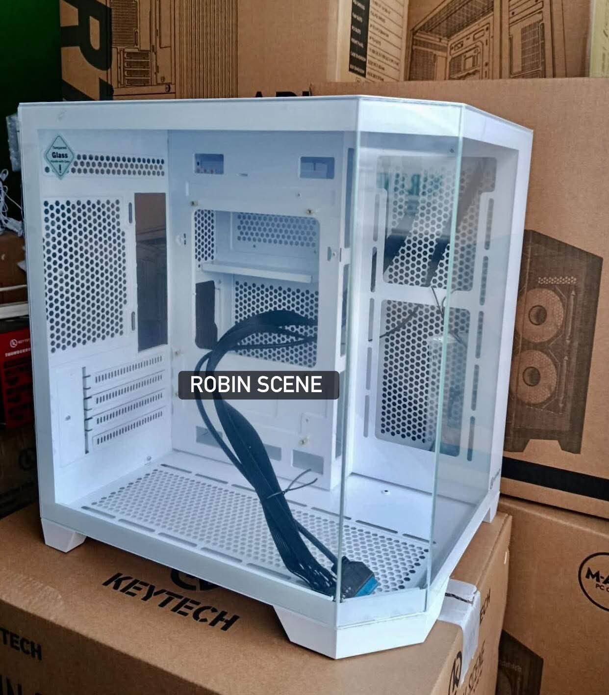 Brand NEW PC Case Complete- Keytech White edition cases (mATX / iTX ...