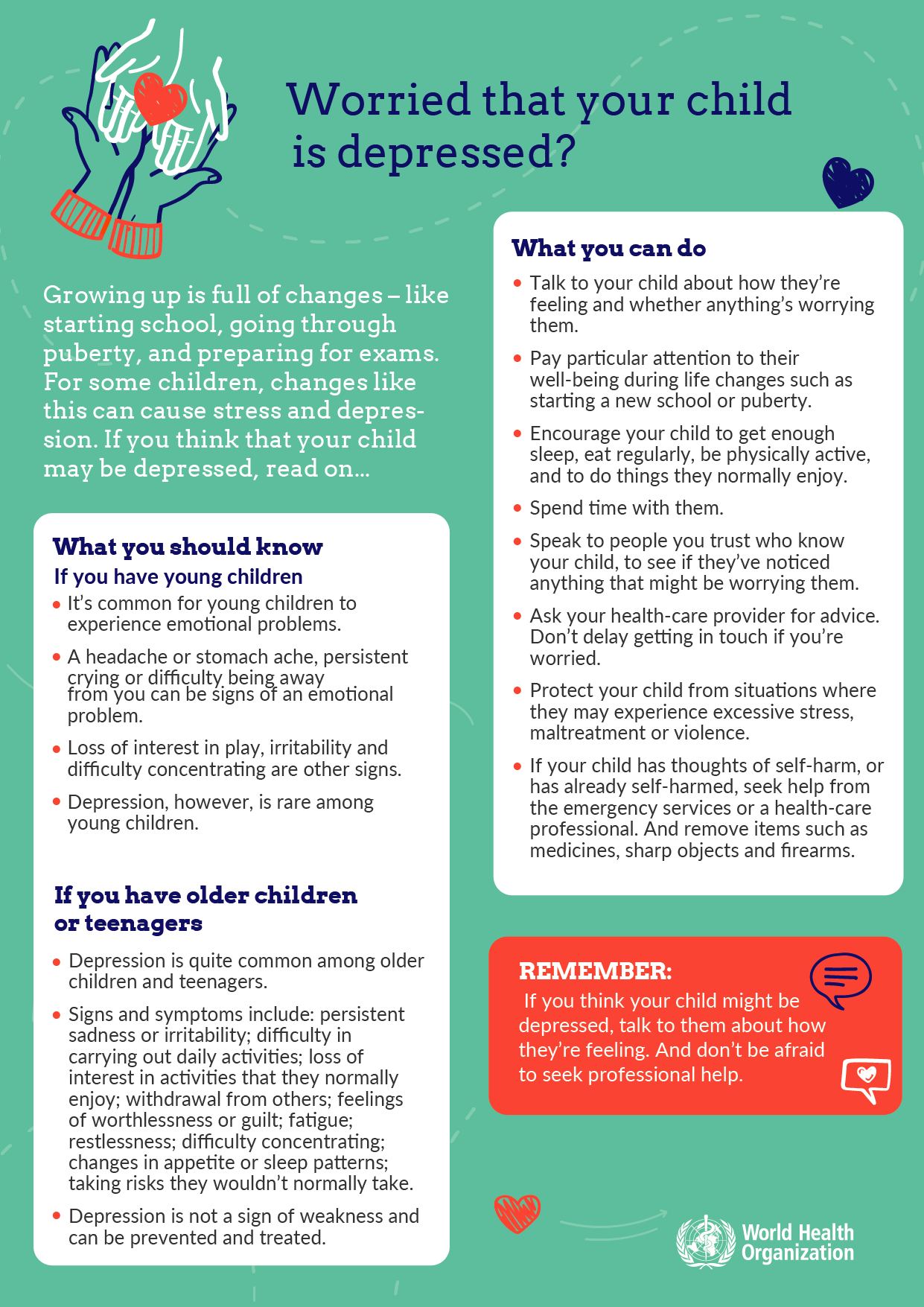 World - Worried that your child is depressed? Growing up is full of ...
