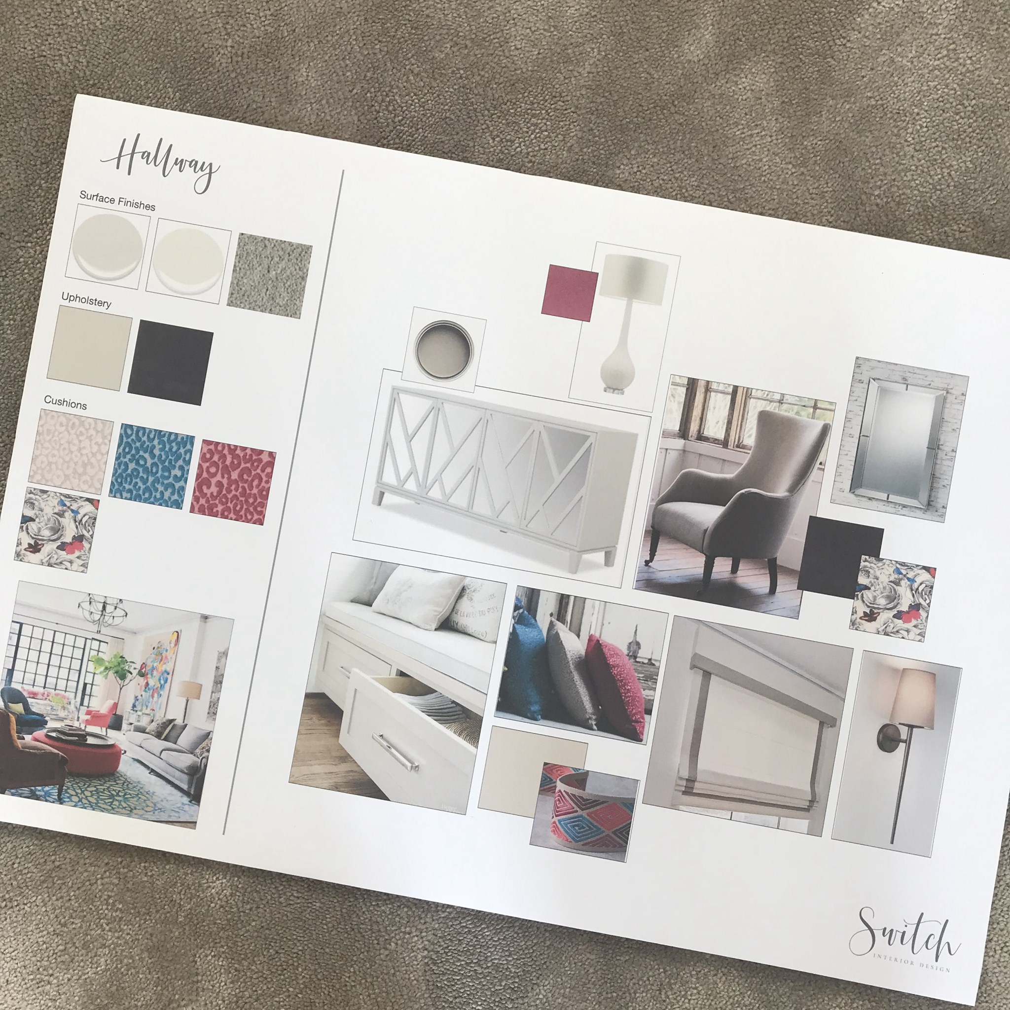 Switch Interior Design - Concepts for an entrance hall and galleried ...