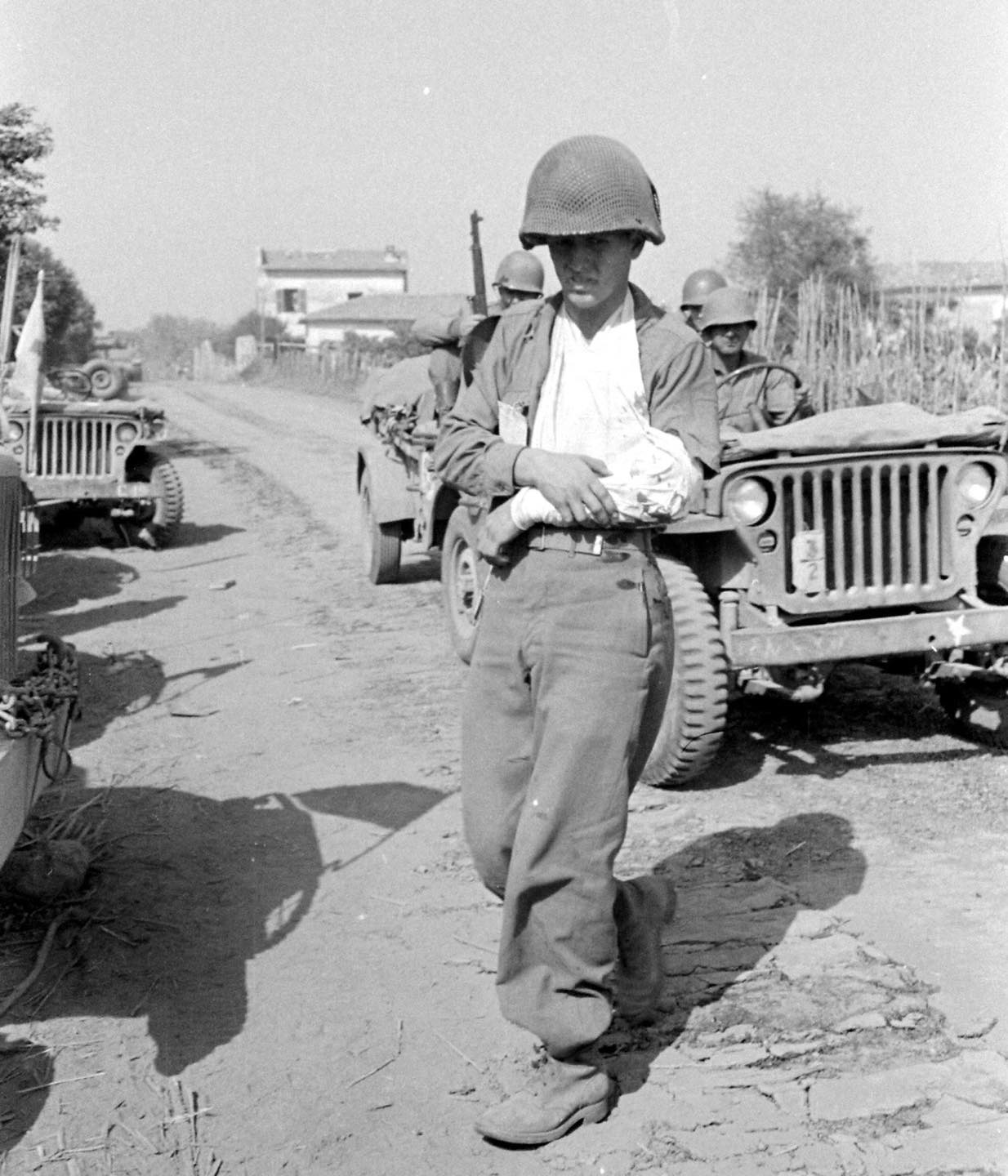 US Soldiers take a break in the Lazio region of Italy - 1944 LIFE
