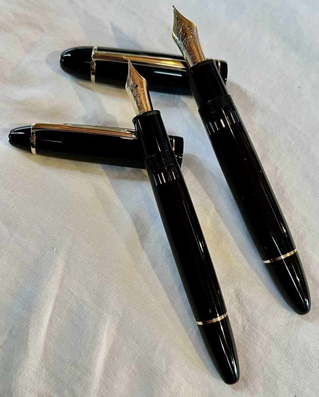 Are these vintage Montblanc pens authentic?