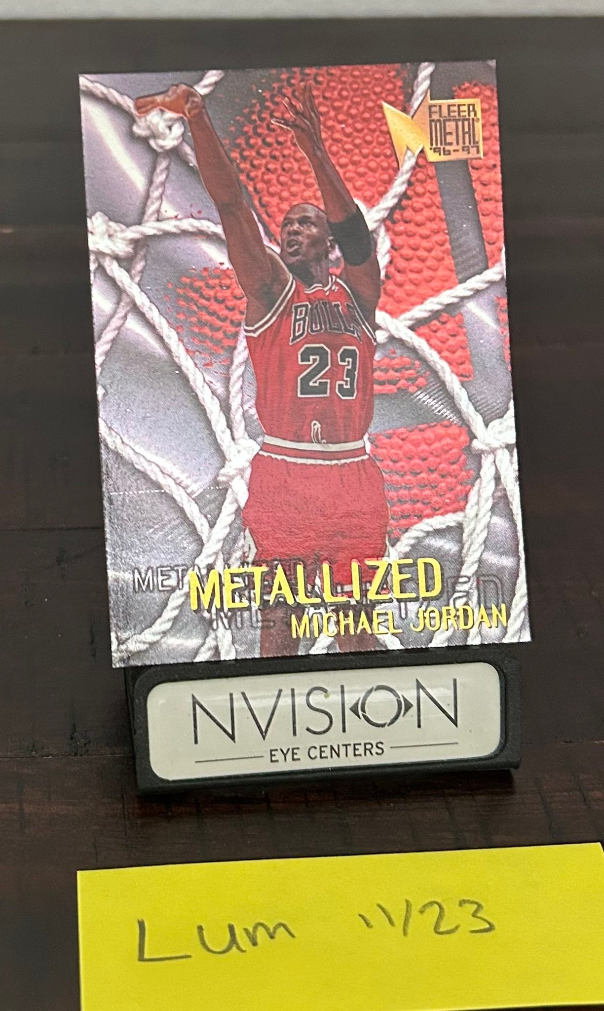 Michael Jordan 1996 fleer metal card auction