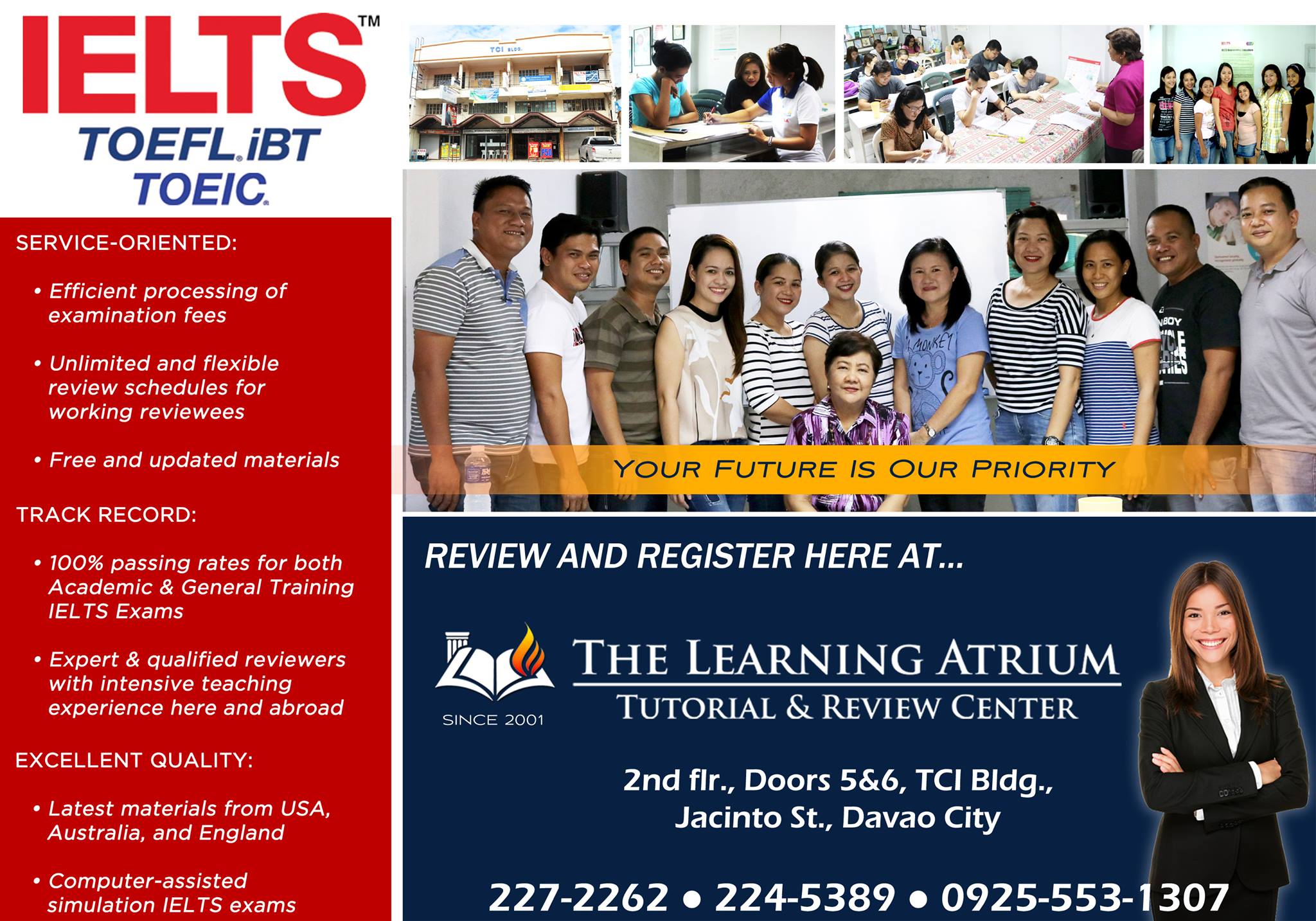 The Learning Atrium Tutorial and IELTS Review Center | Davao City