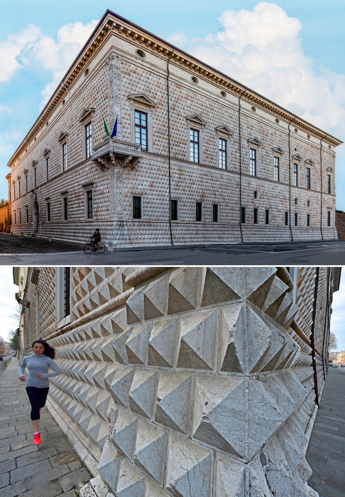 Palazzo dei Diamanti in Ferrara, Italy