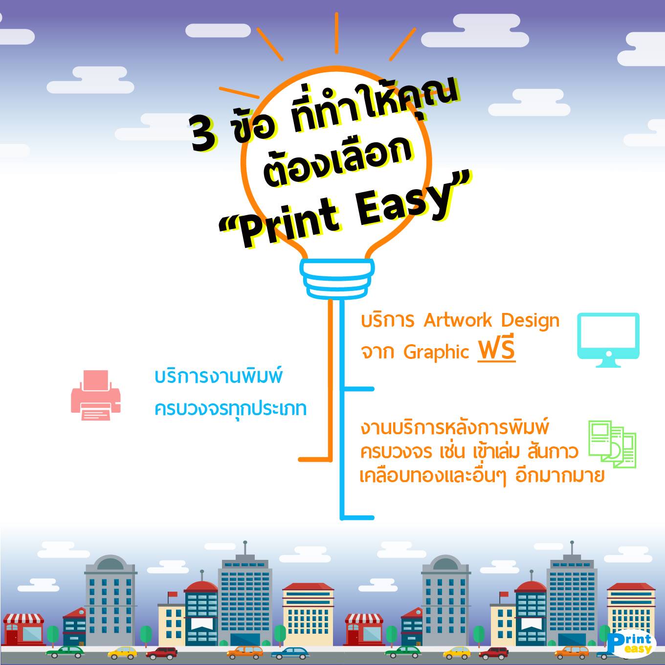 ทำไมต้อง Print... - Print Easy - โรงพิมพ์ประสบการณ์ 30 ปี