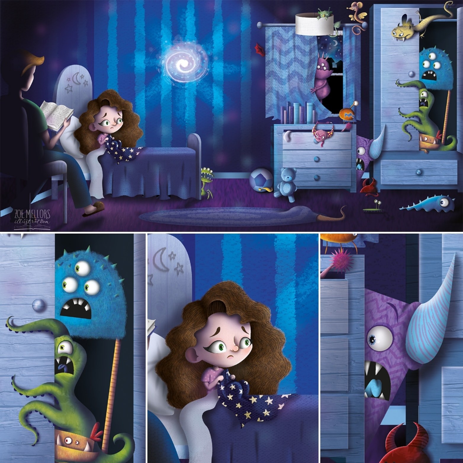 Sample Monster Illustration I... - Zoe Mellors Illustration