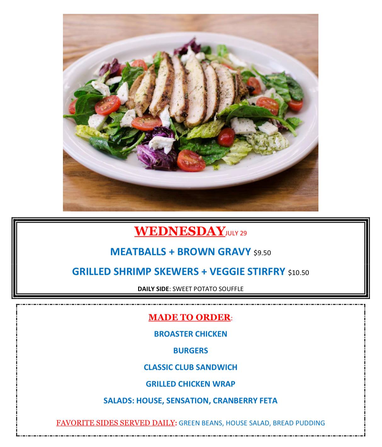 Hop-N-Shop Deli - WE ALSO HAVE A FEW NEW REGULAR MENU...
