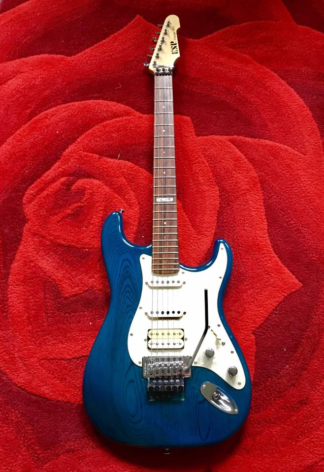 Early 90s ESP guitar with Floyd Rose
