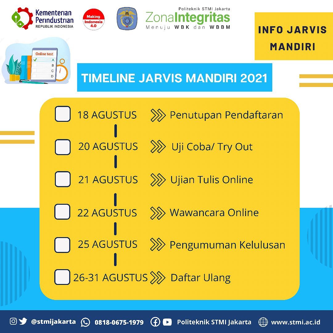 Halo sobat STMI! . Berikut ini... - Politeknik STMI Jakarta