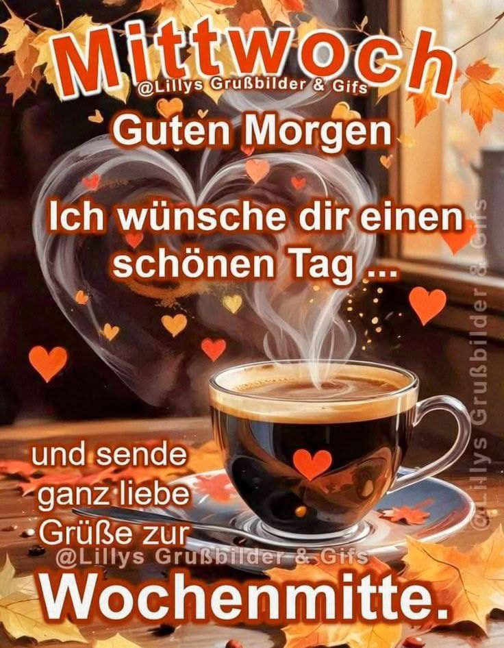 Guten Morgen Ich Wunsche Dir Einen Schonen Mittwoch
