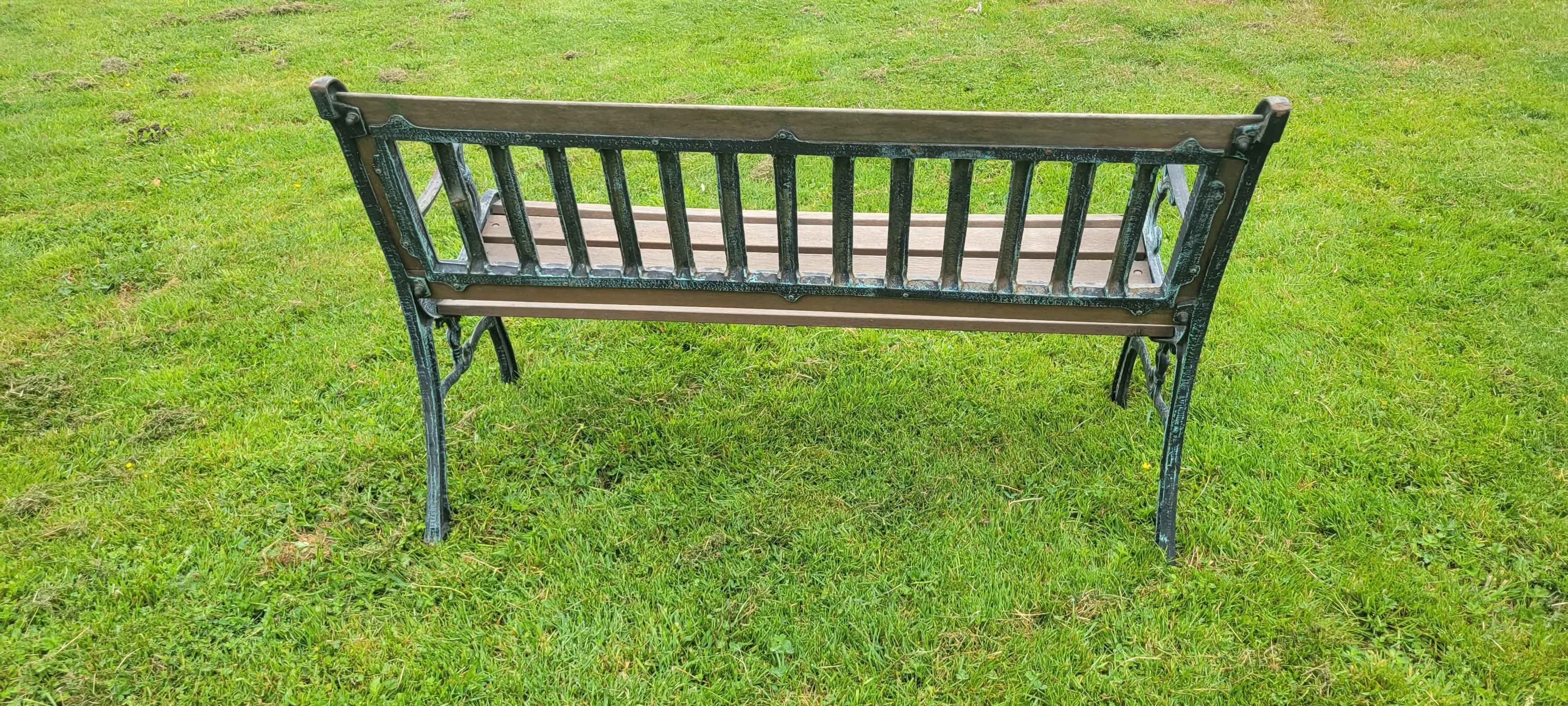 Out door wrought iron very heavy benches - Outdoor Chairs, Benches ...