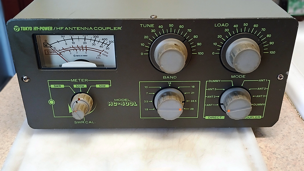 Tokyo, HY-POWER, HC-400L, antenna coupler