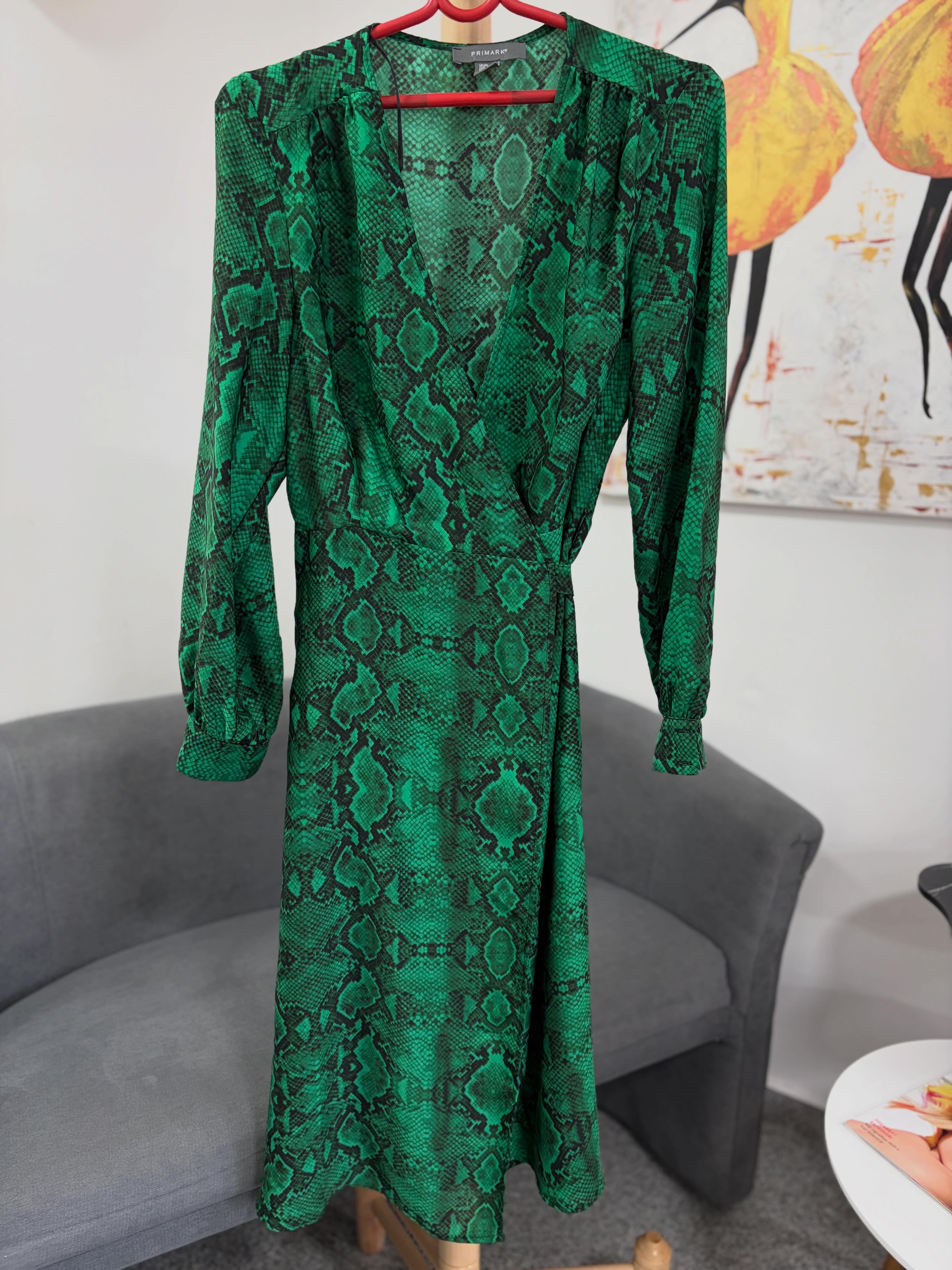 primark green snake print dress Stara Skrinja Second Hand Segworks