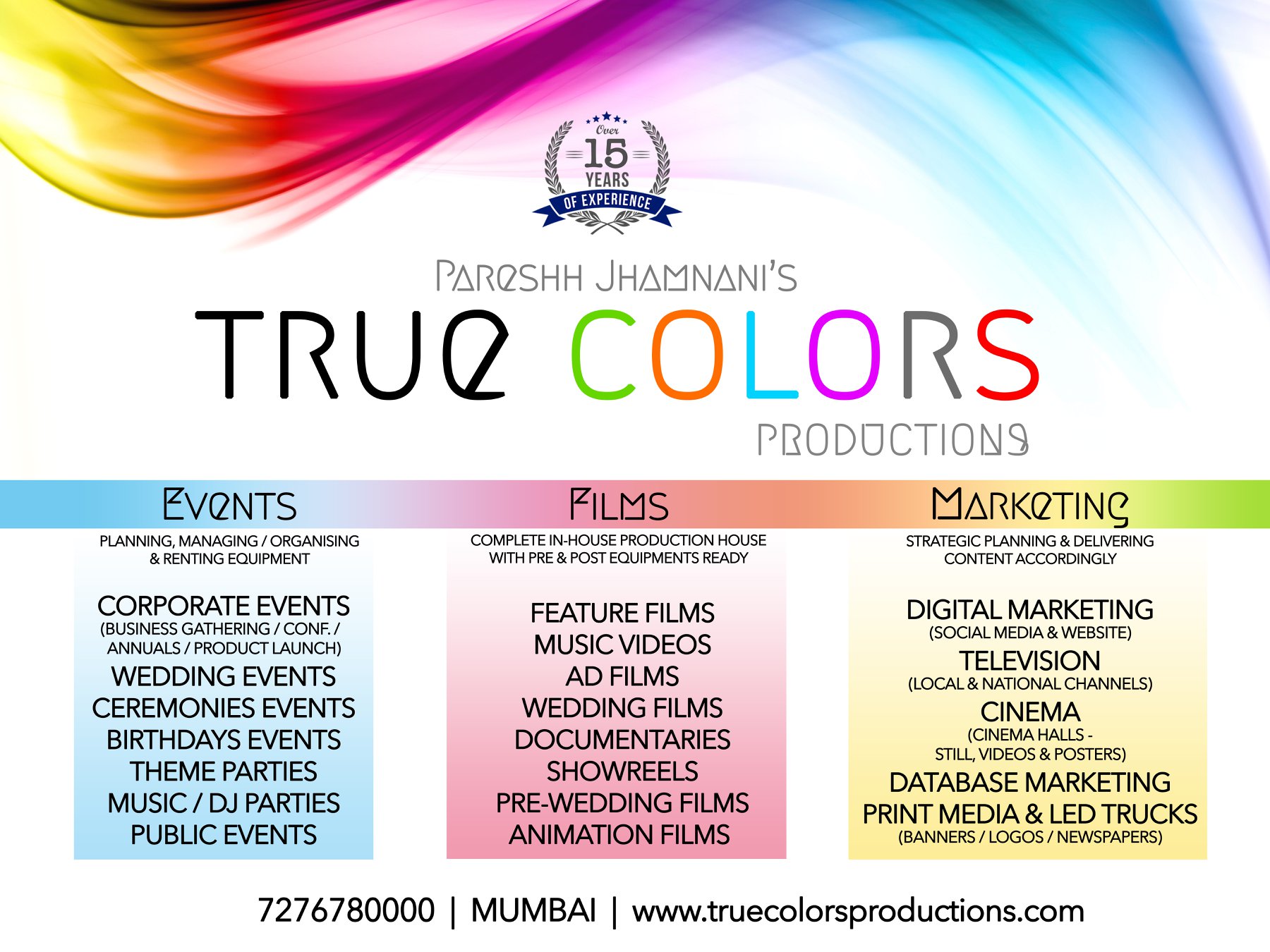 True Colors Productions Home Facebook