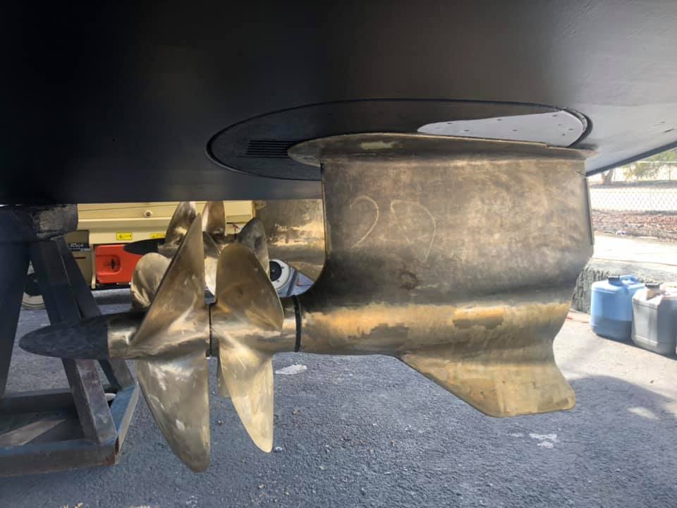 Lawson Marine - A Prop Speed on two IPs units. Liquid...