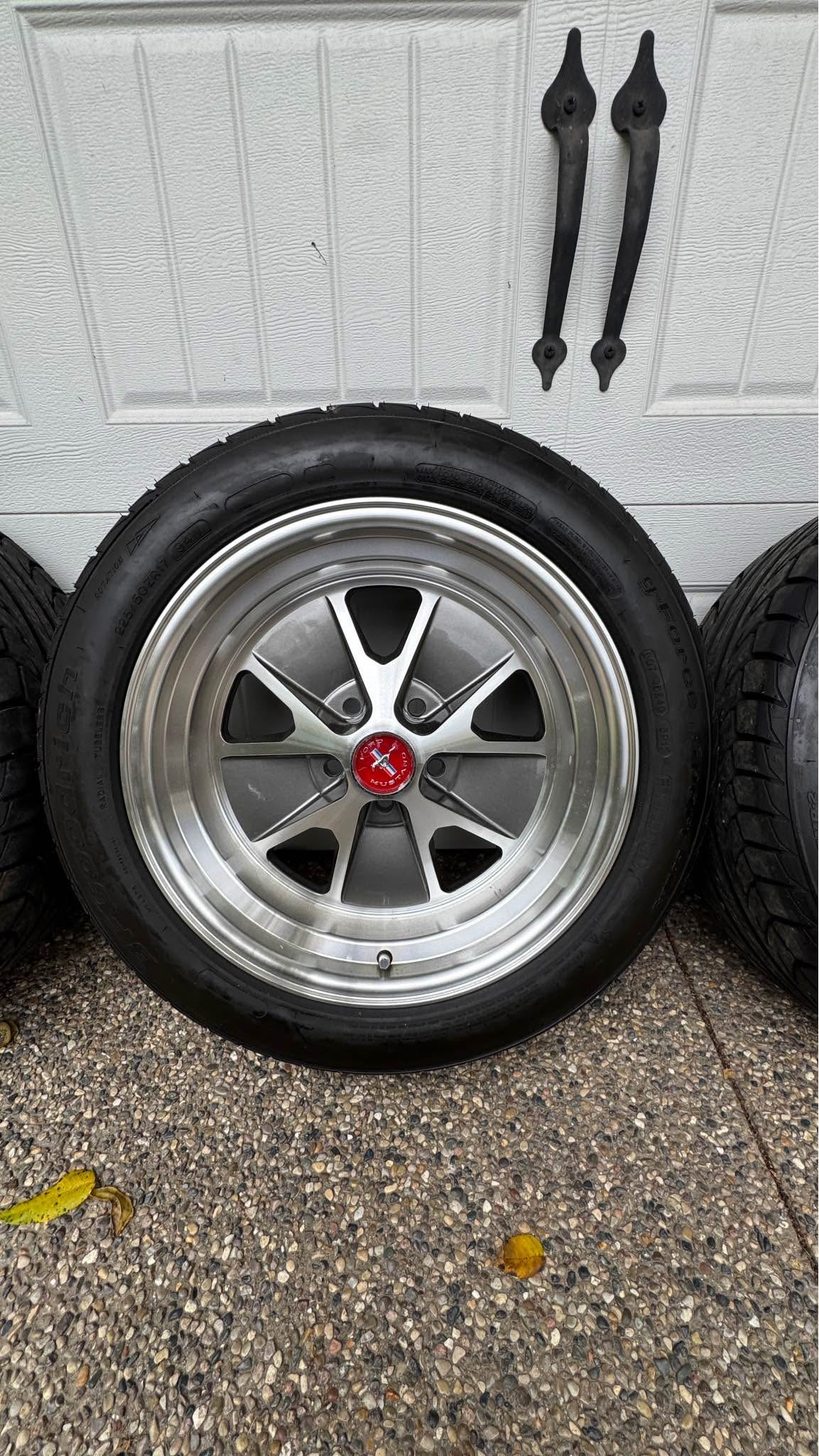 Ford Mustang 17” x 8” Scott Drake Legendary Styled Wheels and Tires ...