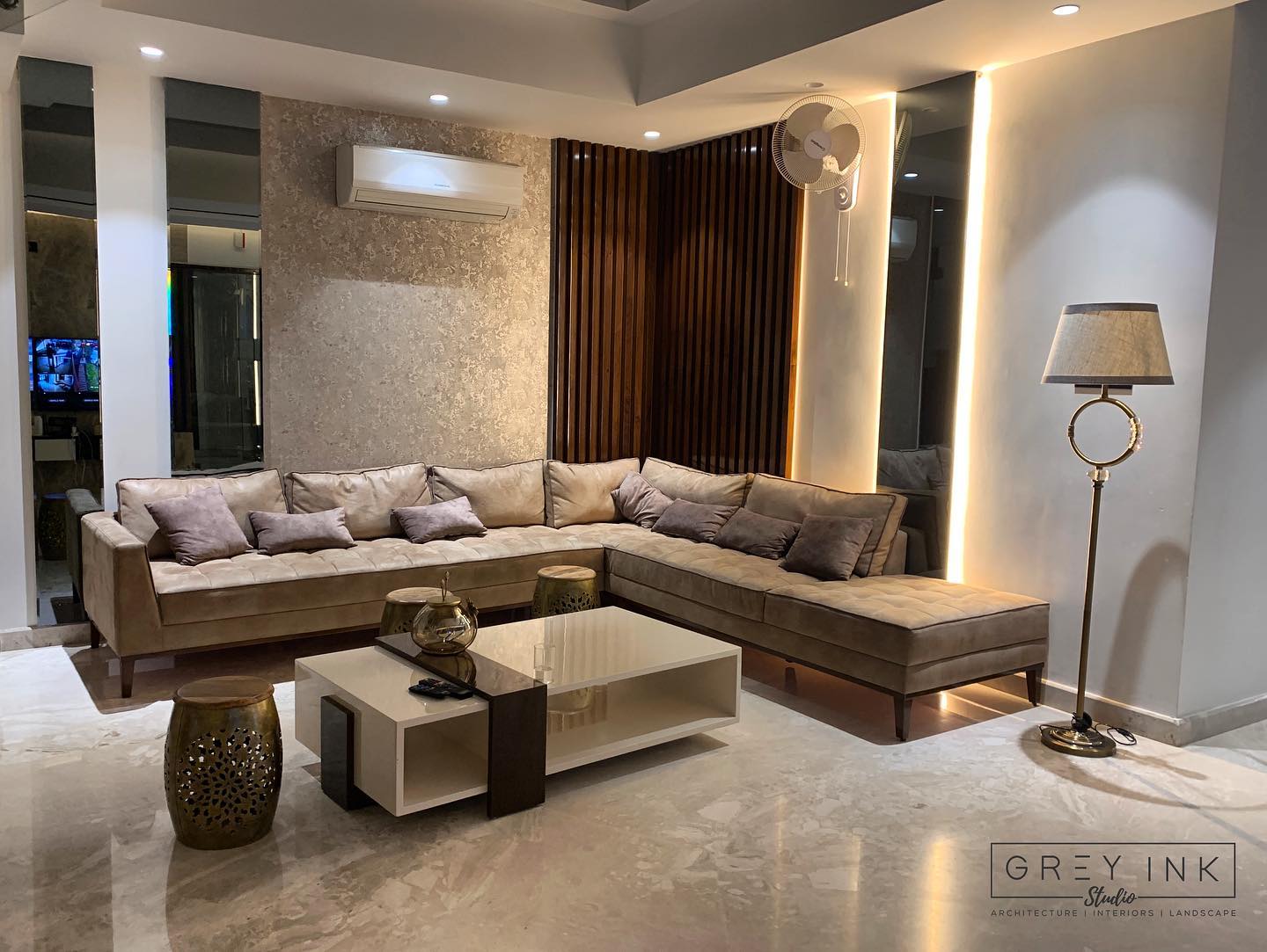 Grey Ink Studio - A living room designed to lounge all day! # ...