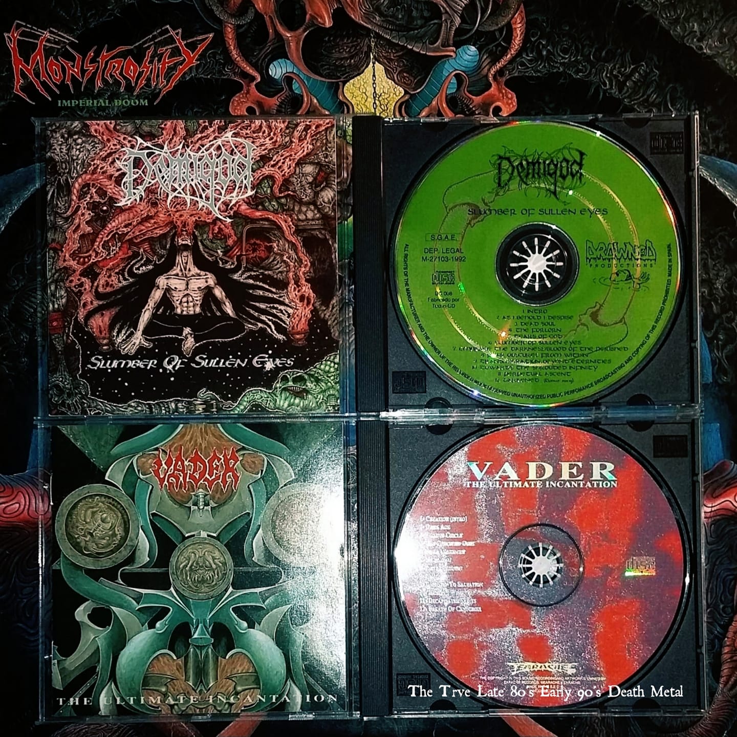 The True - Here's more worship of 1992 . Pictured - Demigod