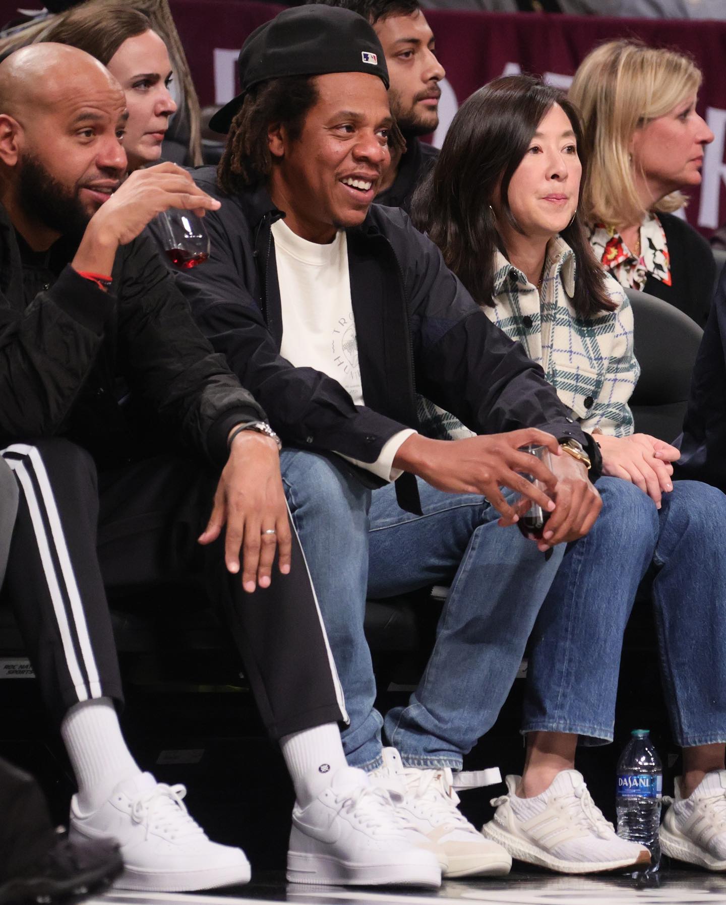 Jay-Z at Super Bowl LIV in the Puma Basket 90680 Lux ?