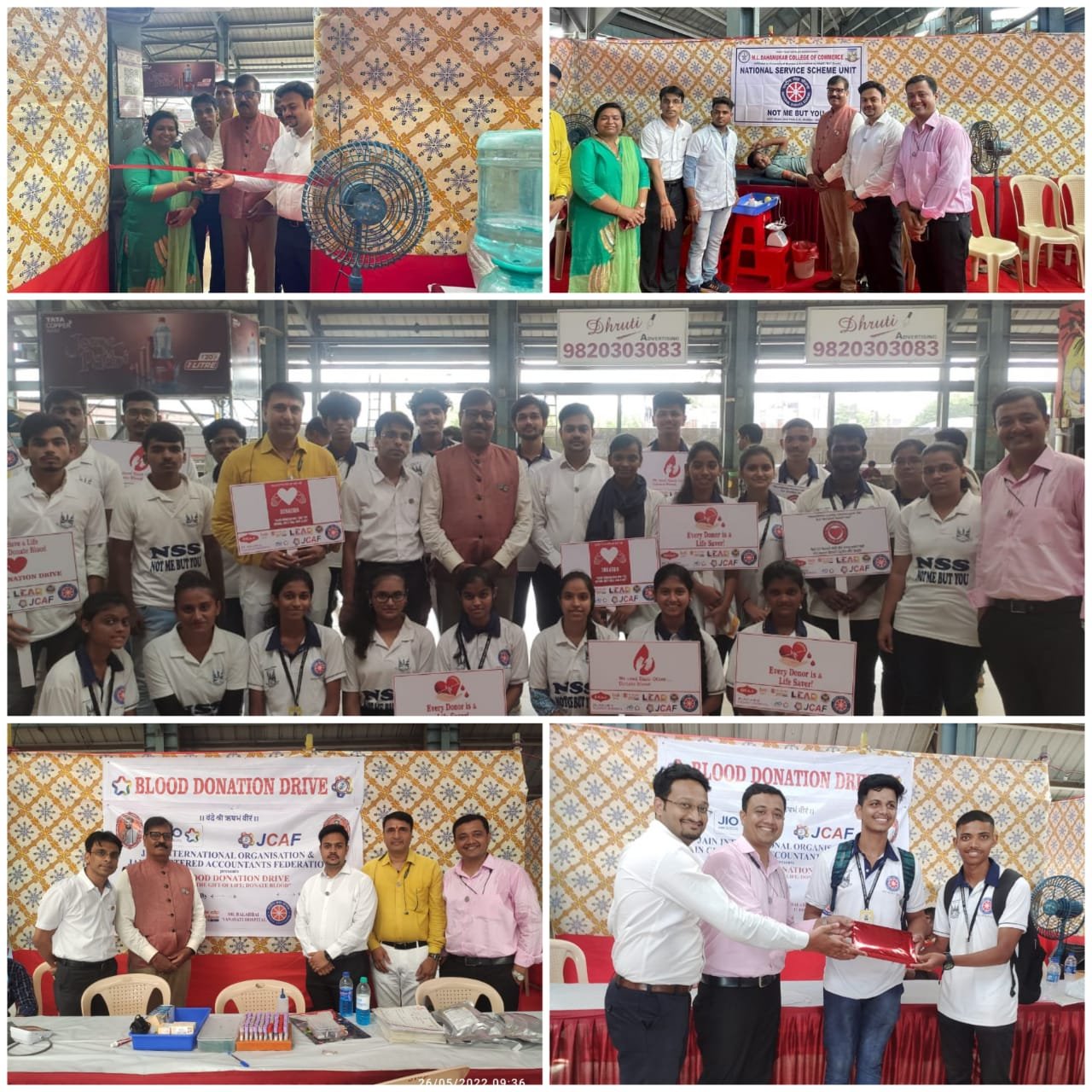 The donation of... - Jain Chartered Accountants Federation