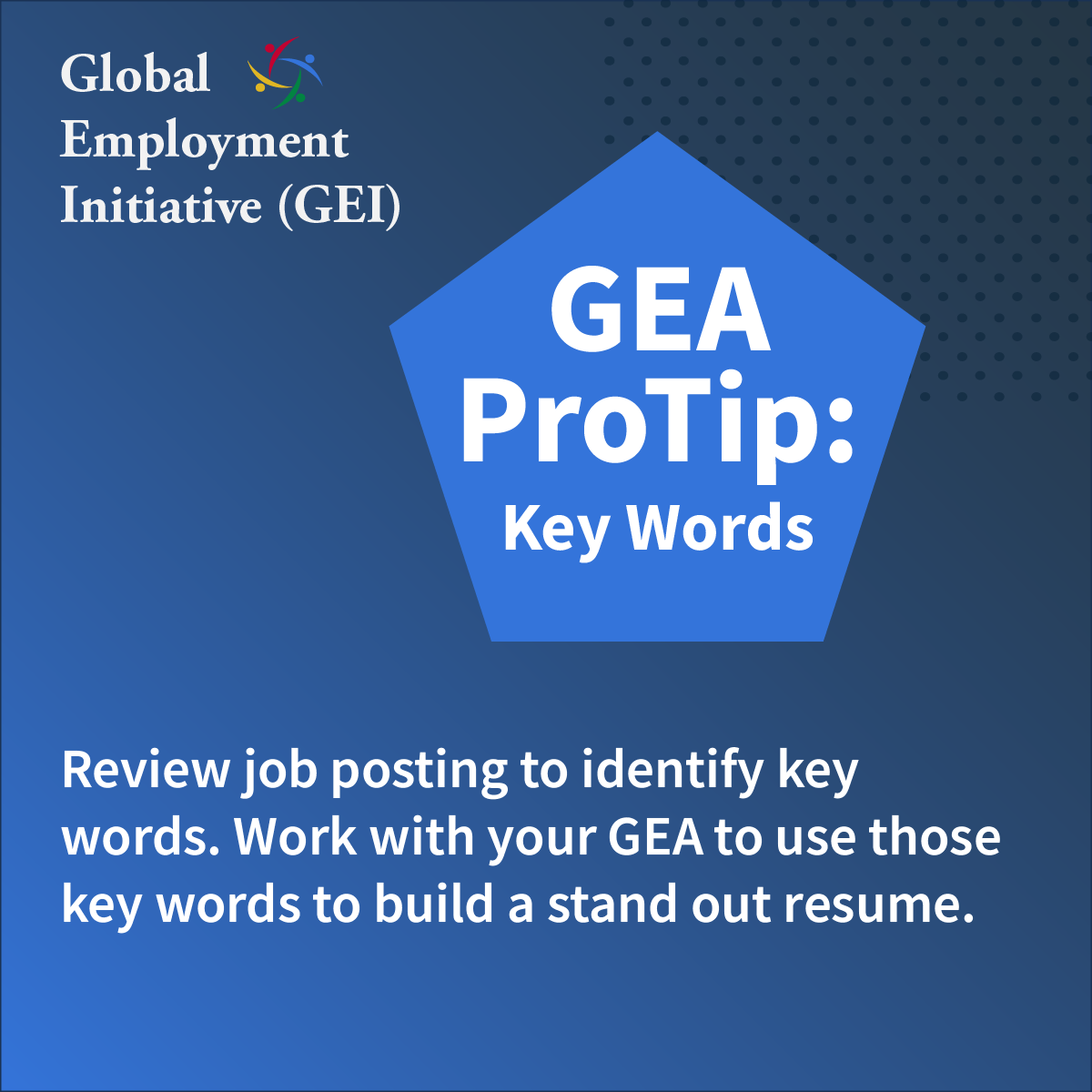 📣 GEA PROTIP 📣 Identify... - Global Community Liaison Office