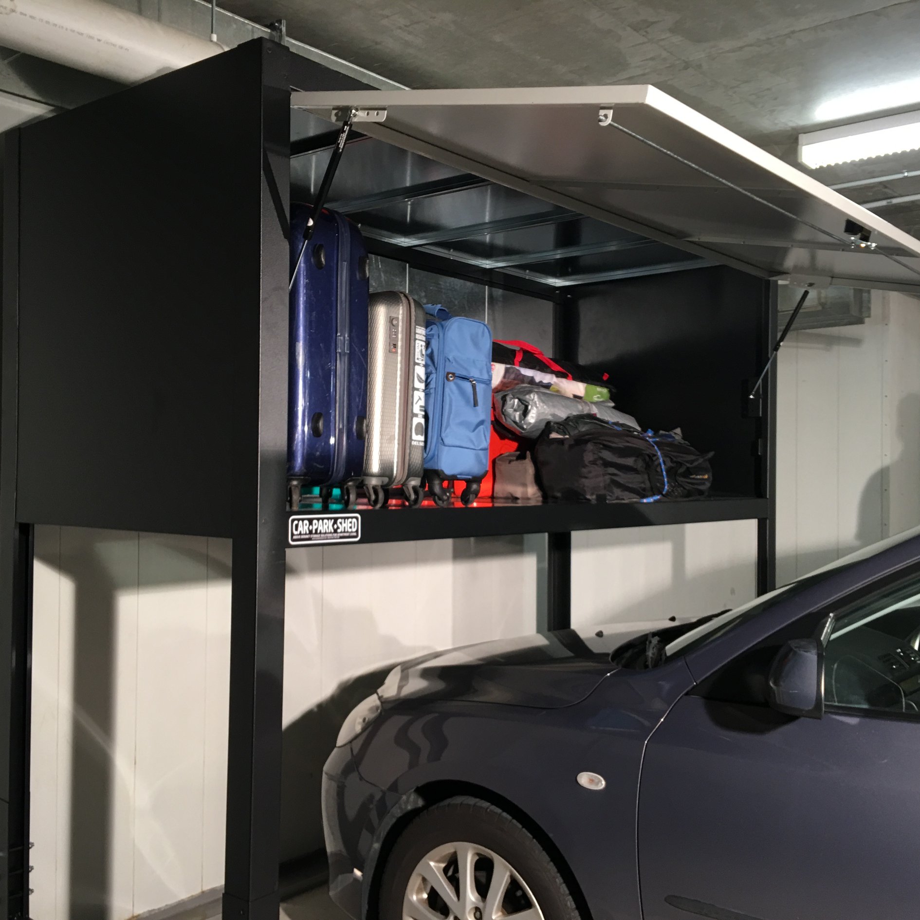 Car Park Shed - Our over bonnet storage systems are placed... | Facebook