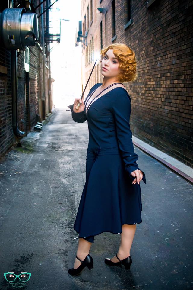 Cosplaying as Queenie from Fantastic Beasts
