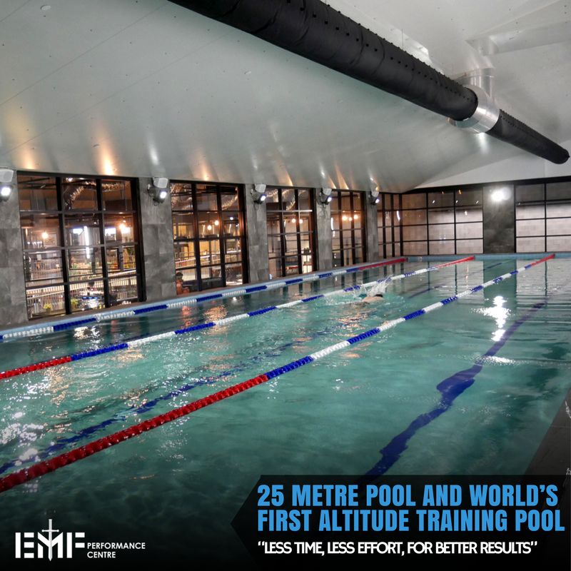 EMF - 25 METRE POOL AND WORLD’S FIRST ALTITUDE TRAINING POOL “Less time ...