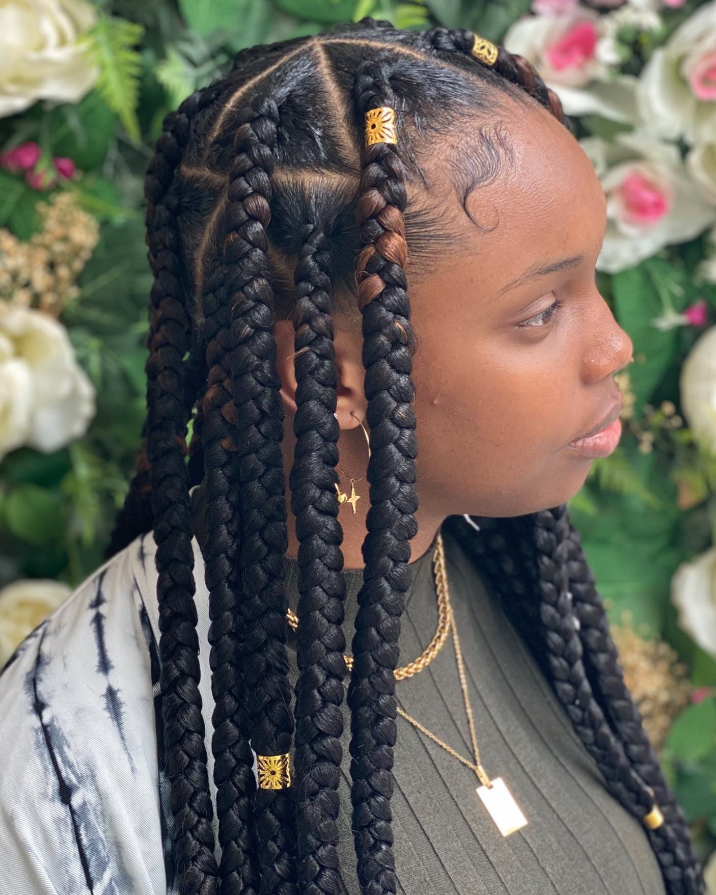 🌸Les knotless braids sont une... - Bellata Coiffure Beauté