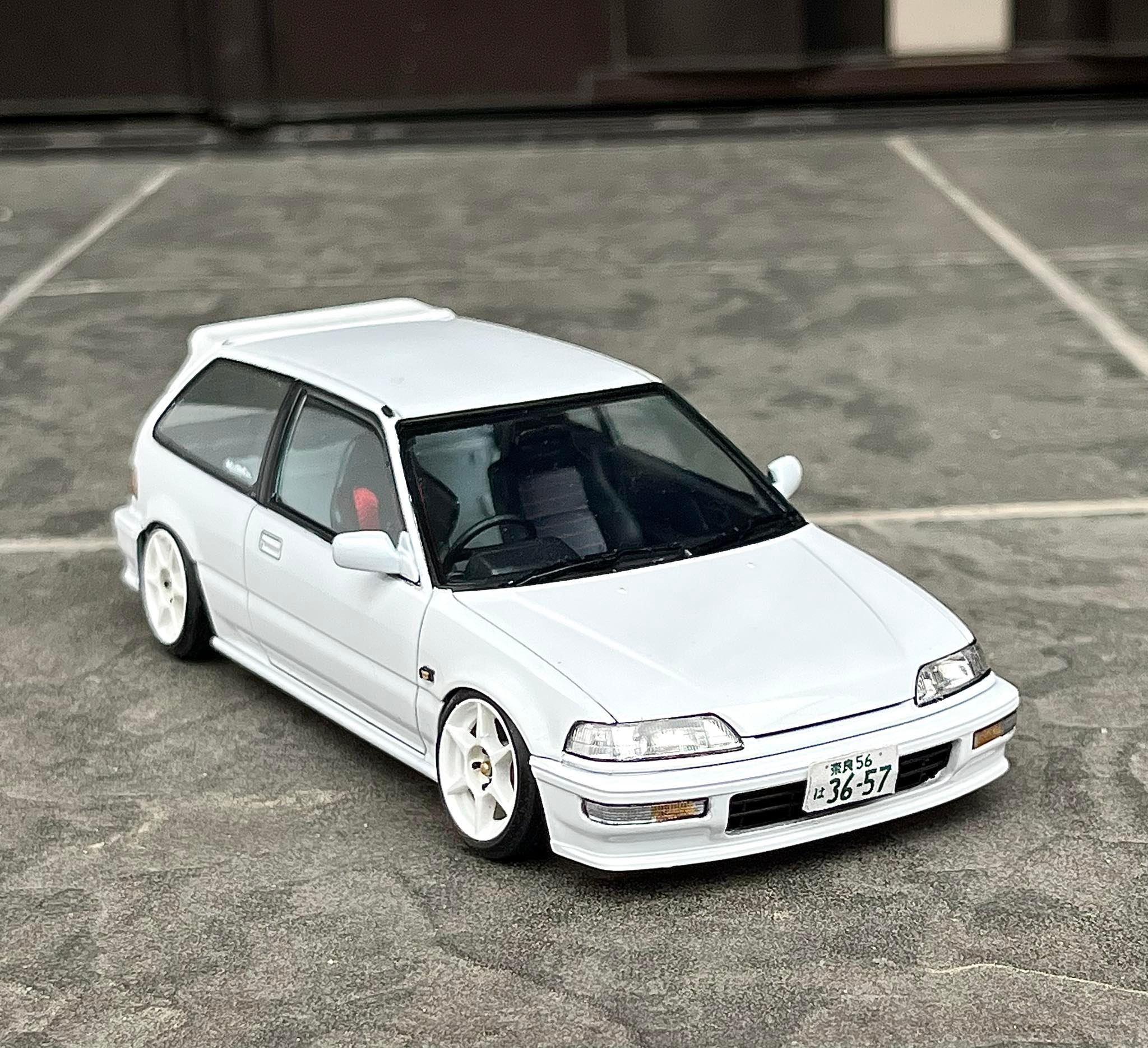 新製品モデリング #当時仕様 #EF9 ハセガワのグランドシビックが完成