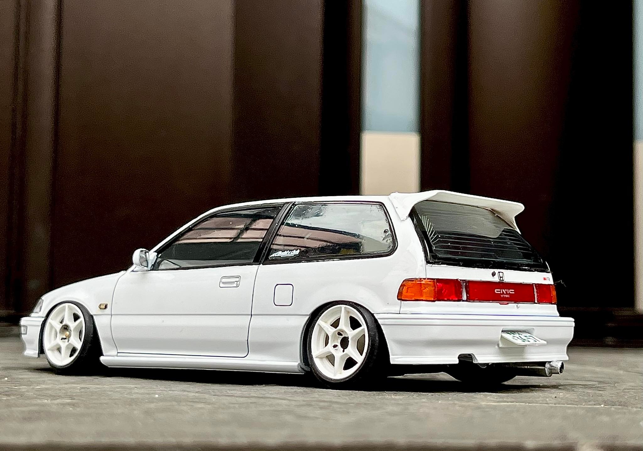 新製品モデリング #当時仕様 #EF9 ハセガワのグランドシビックが完成