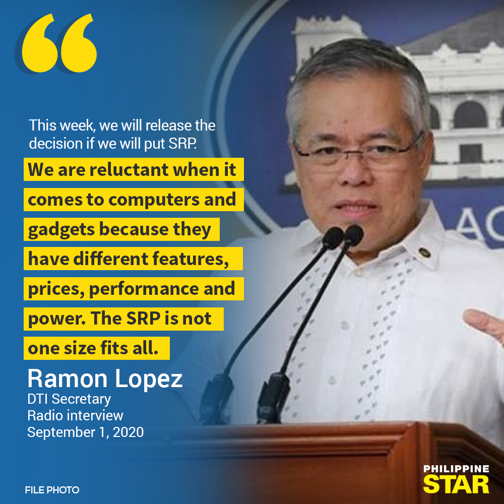 Philippine Star - Trade Secretary Ramon Lopez said the DTI Consumer ...