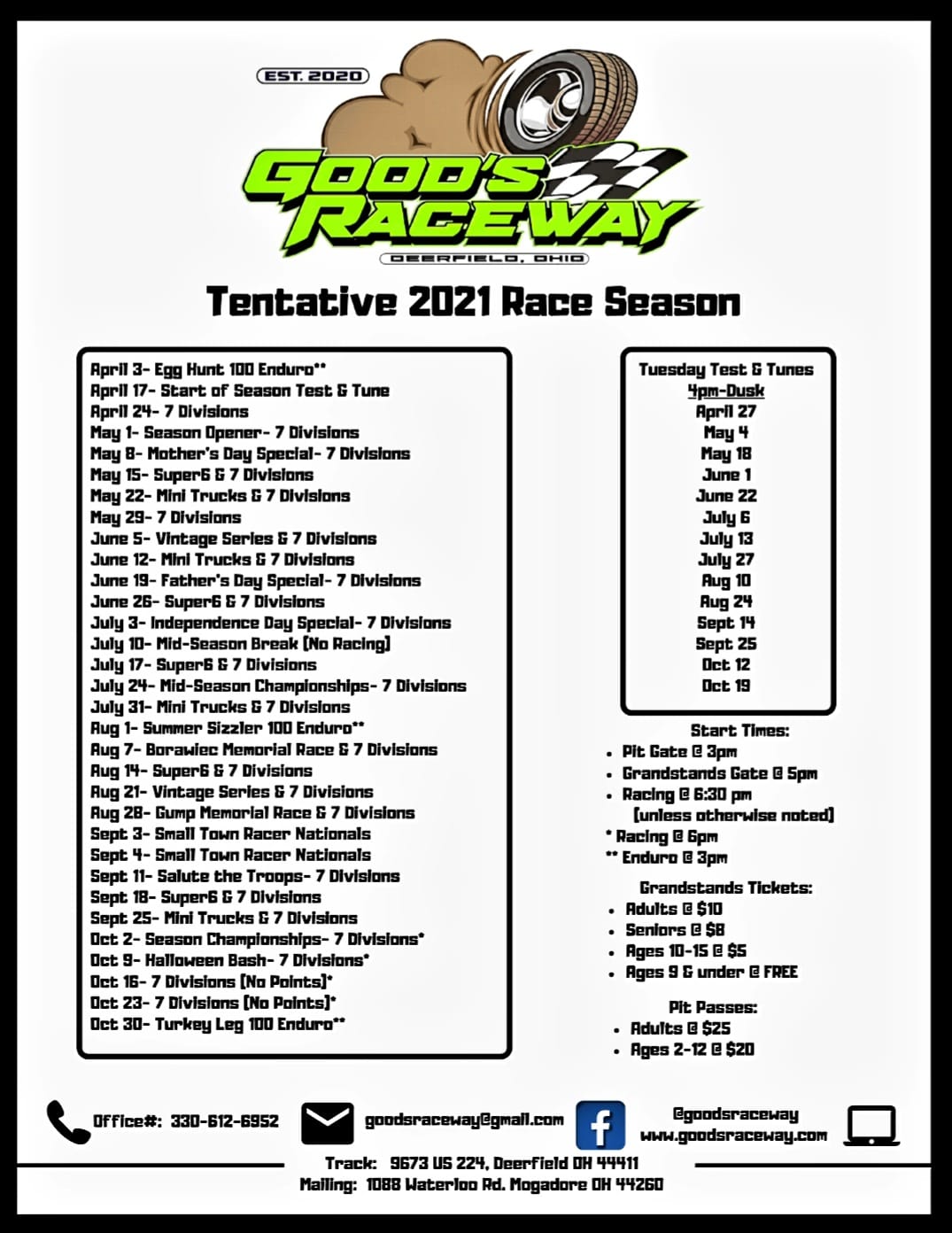 Good's Raceway - 🏁🎉 Good afternoon!!! Hope you still had... | Facebook
