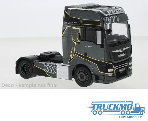 IXOTR132.22 - Camion Solo Da Colore Nera - Man Tgx XXL D38 4x2