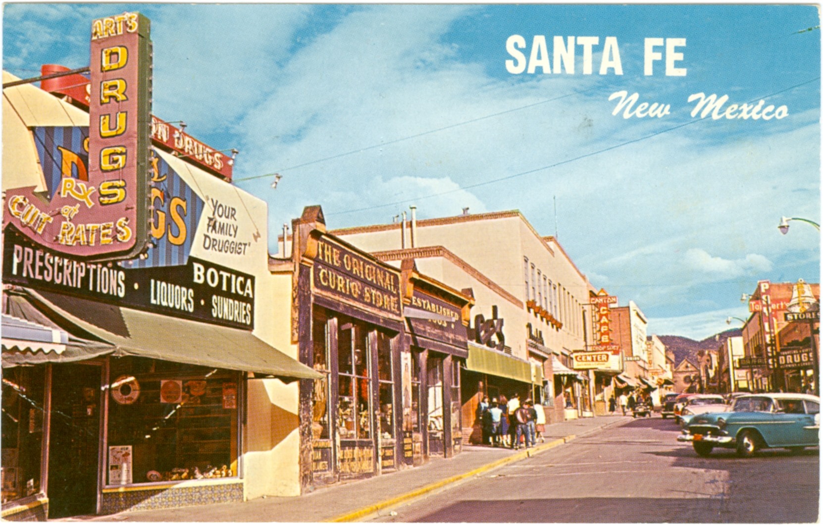 Vintage Santa Fe, New Mexico on Route 66