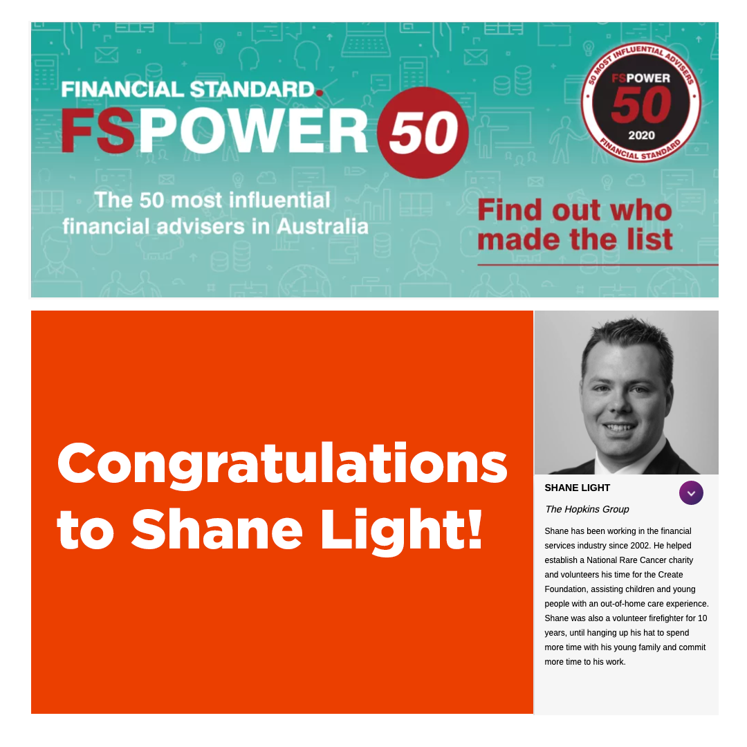 Congratulations to Shane Light on... - The Hopkins Group