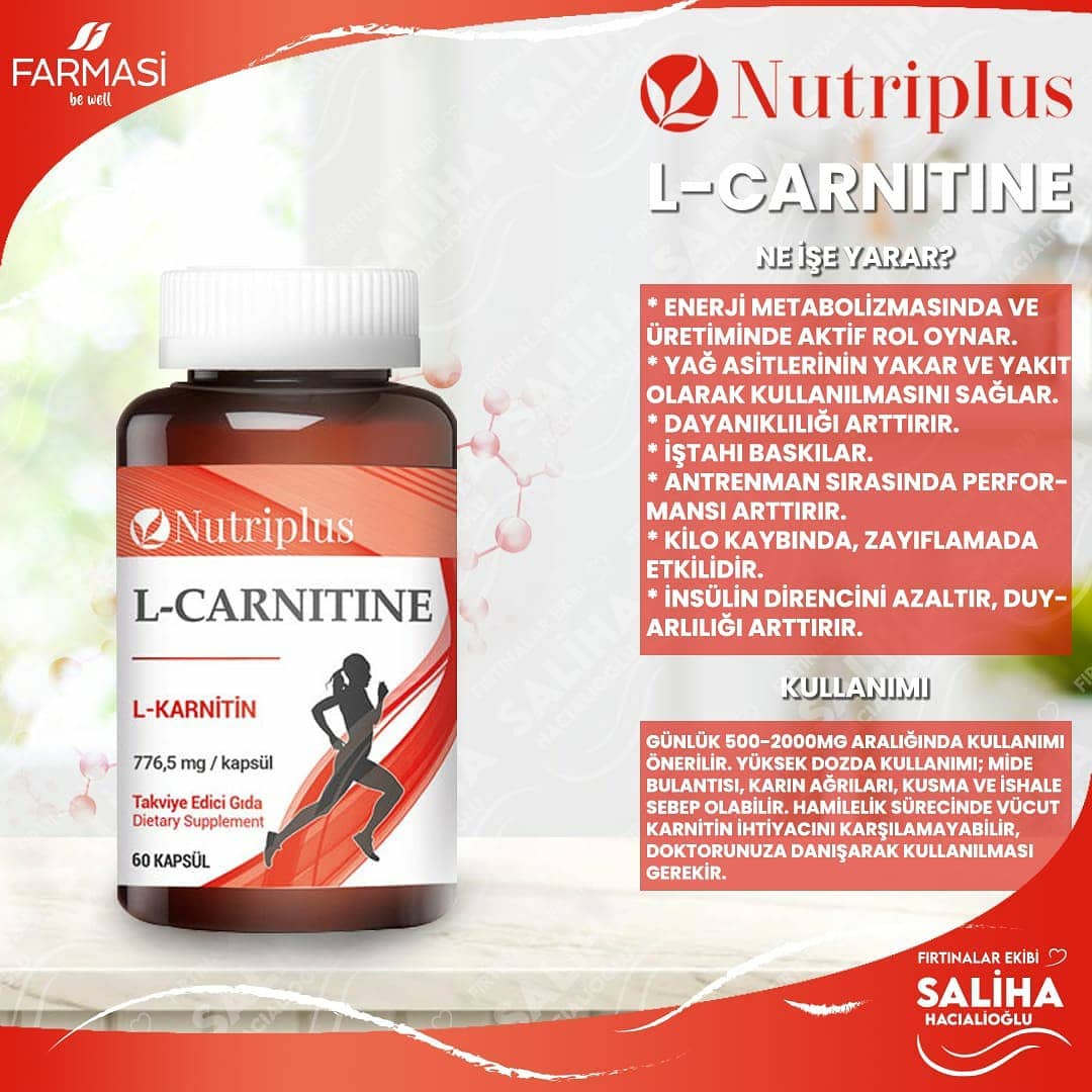 l carnitine ne işe yarar farmasi ☝🏻☝🏻☝🏻☝🏻☝🏻☝🏻☝🏻☝🏻 Takviye edici gidalarimiz neye ve nasıl kullanılır 🥰 Gorsellerimiz sola kaydirmalidir 👈👈👈👈 Bı göz atın derim hazır yaz mevsimi geliyor kilolarınızdan kurtulmak isterseniz sizlerle harika detoks tarifimi de Vit. B3