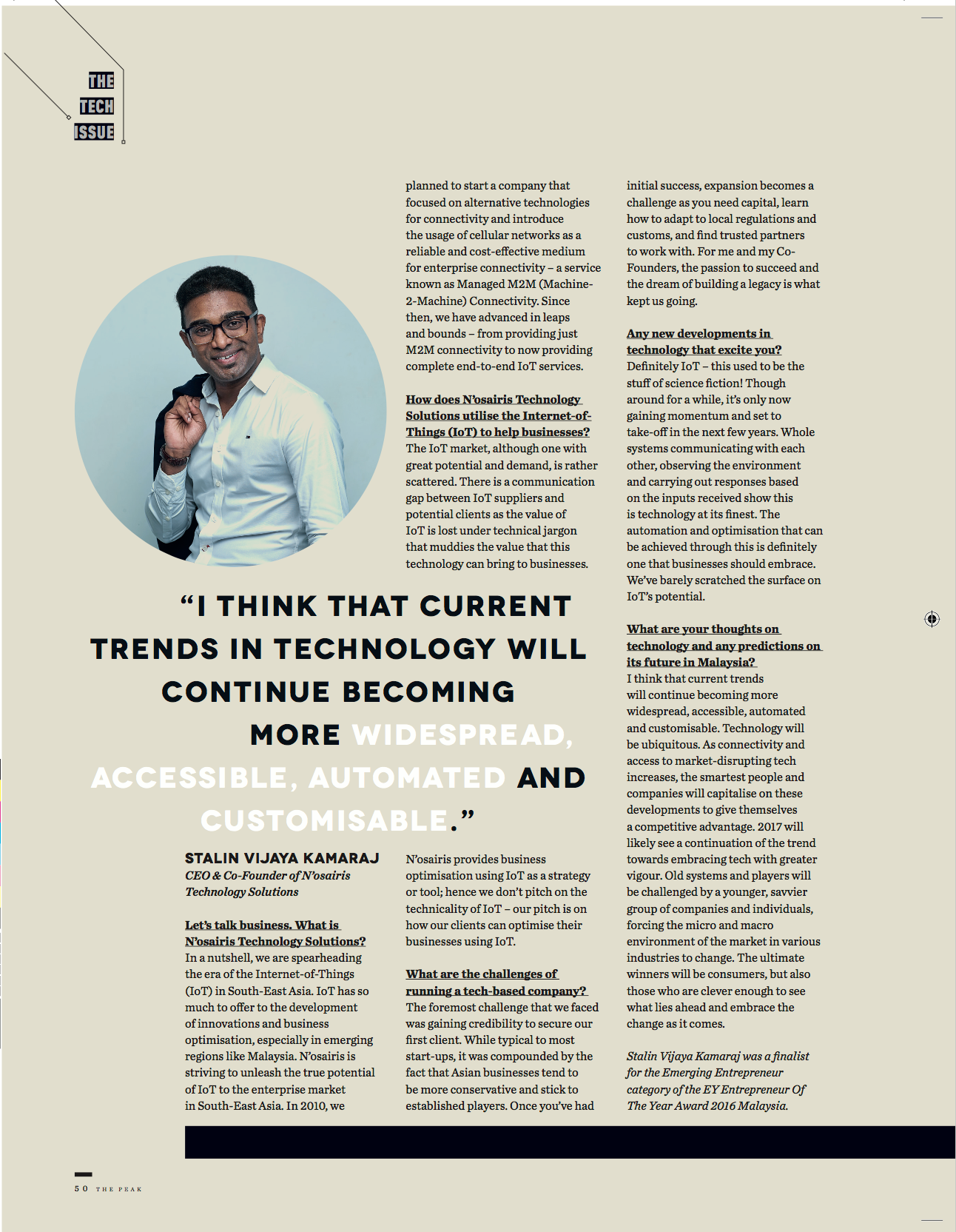 N Osairis Stalin V Has Been Featured In The Peak The Peak Malaysia Iot Facebook