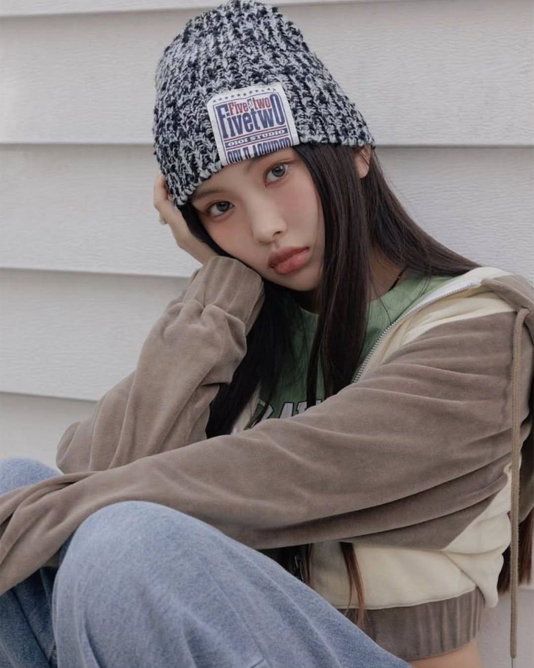 Newjeans ニット 帽 NewJeans ニュージーンズ ニットキャップ