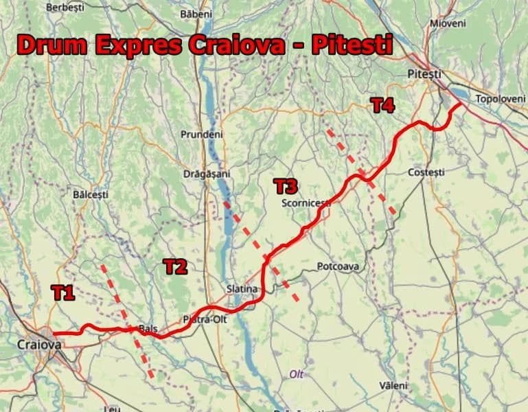 Drumul expres Craiova-Pitești DEx-12