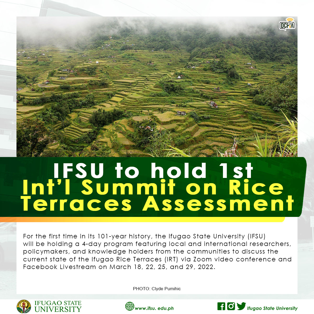 IFSU to hold 1st International... - Ifugao State University
