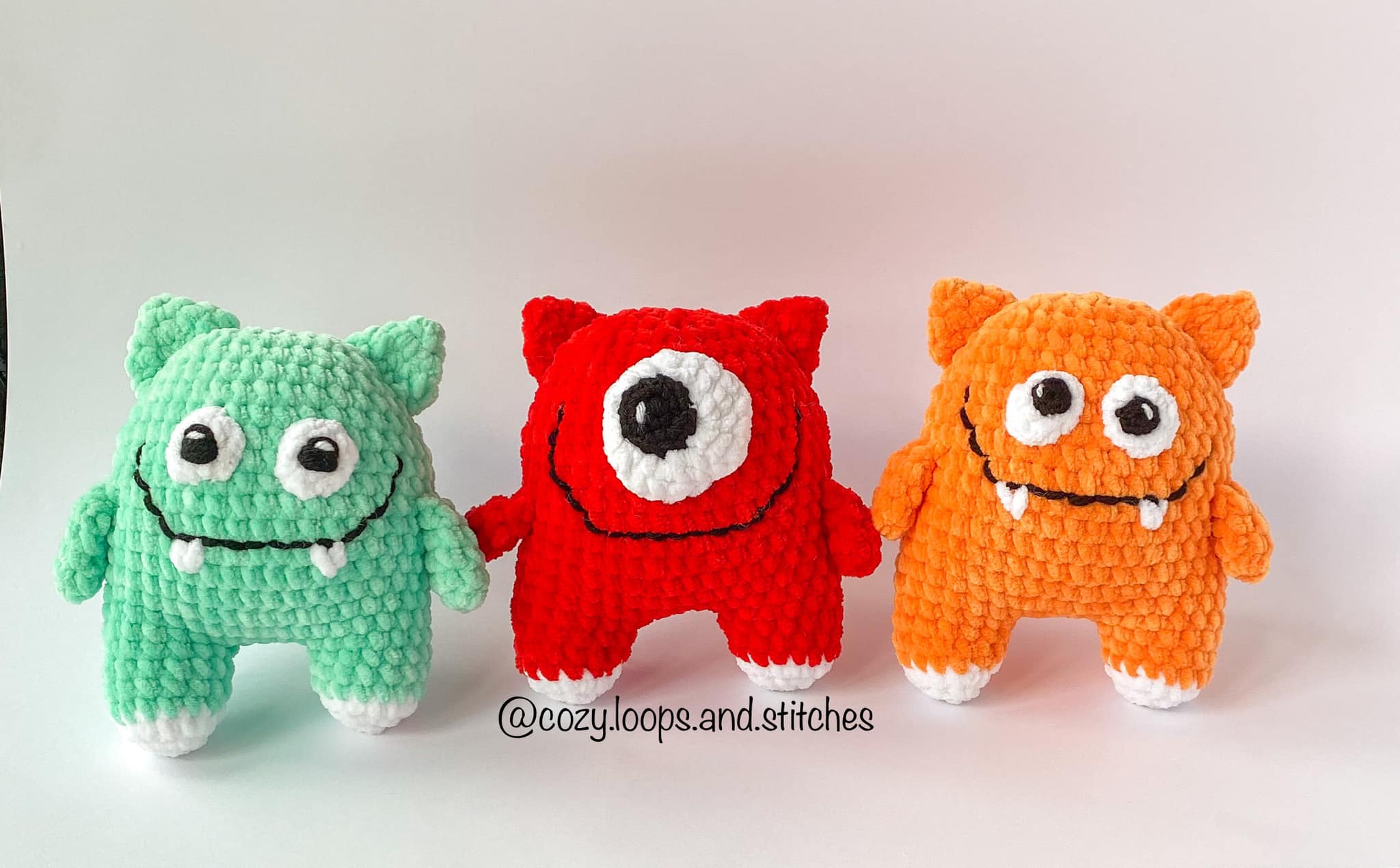 These three adorable silly... - Cozy Loops and Stitches
