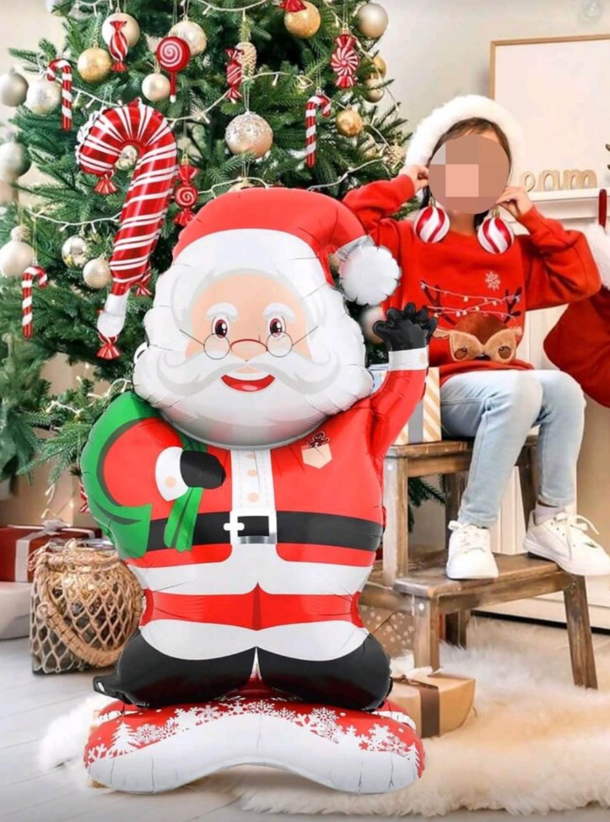 large candy Nutcracker, Santa Claus, Nutcracker soldier foil balloon ...