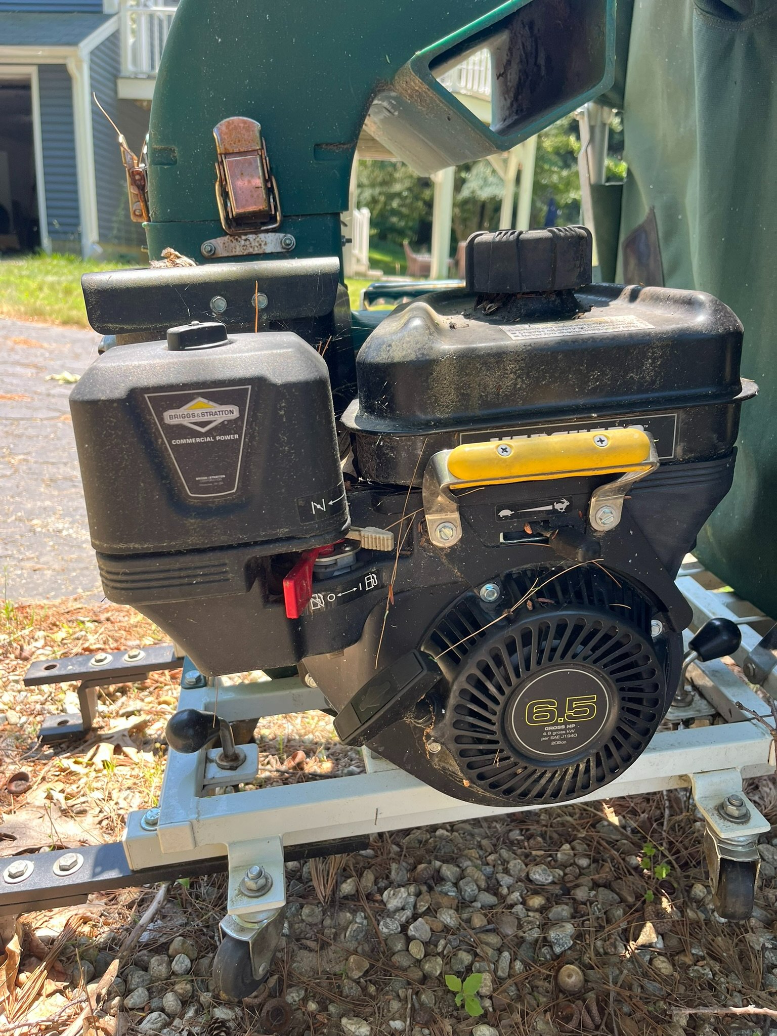 Cyclone Rake Classic Dual Pin Lawn Vacuum - Outdoor Power Equipment ...